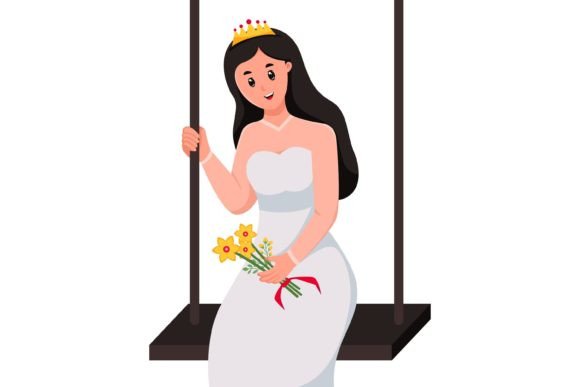 Beautiful Girl Wedding Illustration: A Designer's Guide to Elegant Art