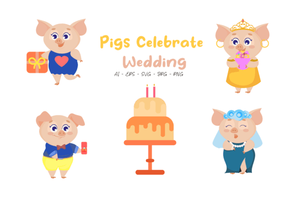 Bringing Whimsy to Your Work with Pigs Celebrate Wedding
