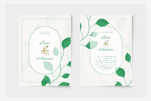 Capturing Romance: The Wedding Watercolor Invitation Template