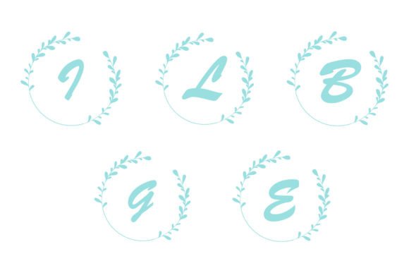 Circle Design Wedding Monogram: A Modern Emblem for Lasting Impressions