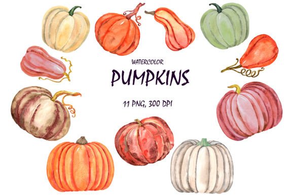 Effortless Autumn Charm: Pumpkin PNG Boho Fall Wedding Clipart