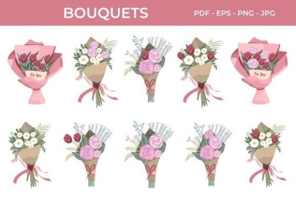 Elevate Your Designs with Wedding Concept Flower Bouquet Bunch