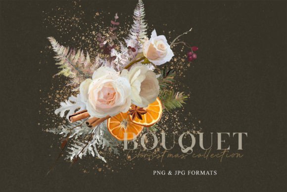Floral Bouquet Wedding Clipart PNG: Elevate Your Holiday Designs