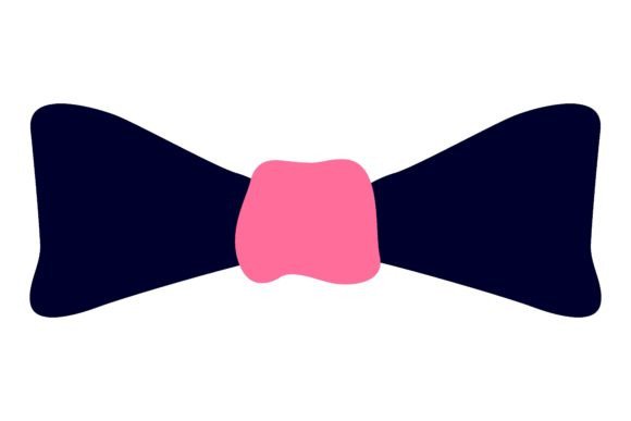 Wedding Bow Tie Flat Icon: Perfect for Funny Photo Stickers