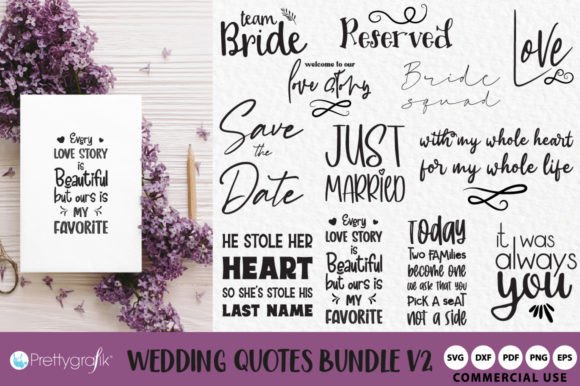 Wedding Designs SVG Bundle Vol. 2: Elevate Your Creative Projects