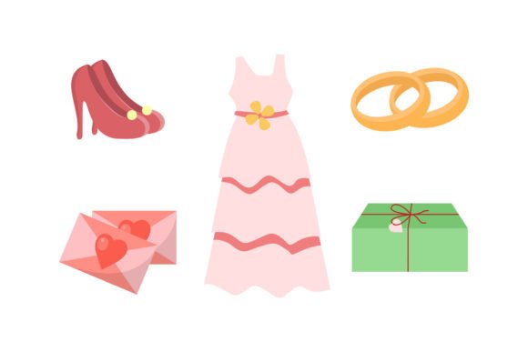 Wedding Set: A Versatile Vector Design Graphic